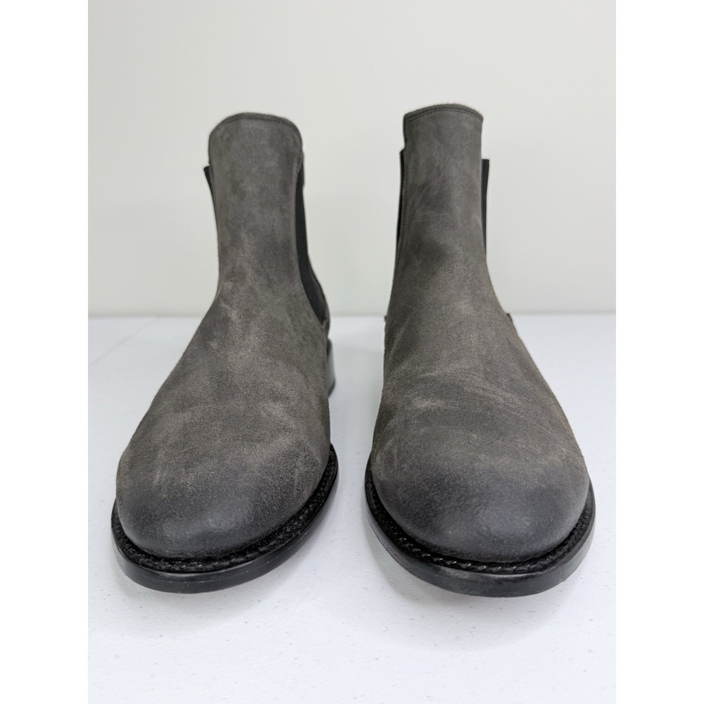 Thursday Everyday Cavalier Chelsea Boots 8 W Shadow Grey Suede Goodyear Welt - Picture 3 of 9